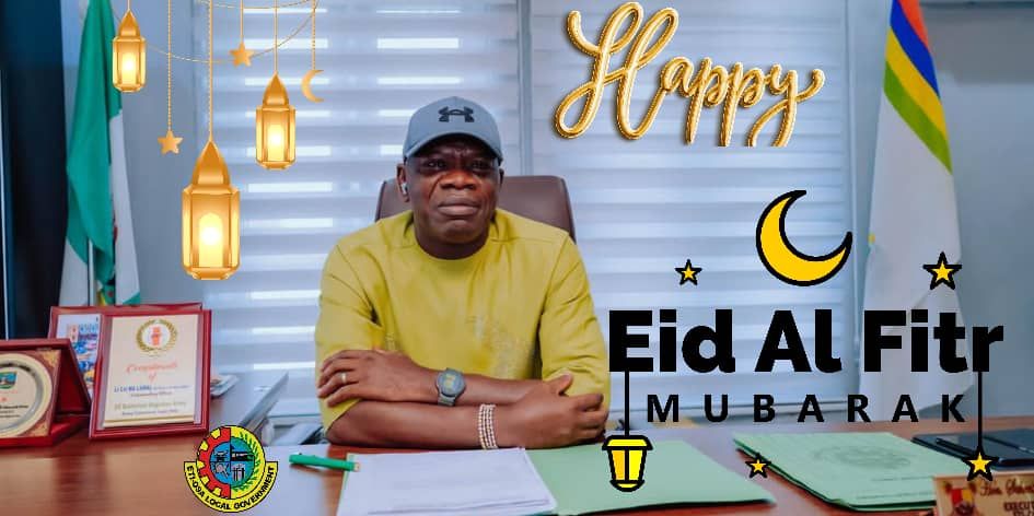 EID MUBARAK TO THE GREAT PEOPLE OF ETI-OSA!

